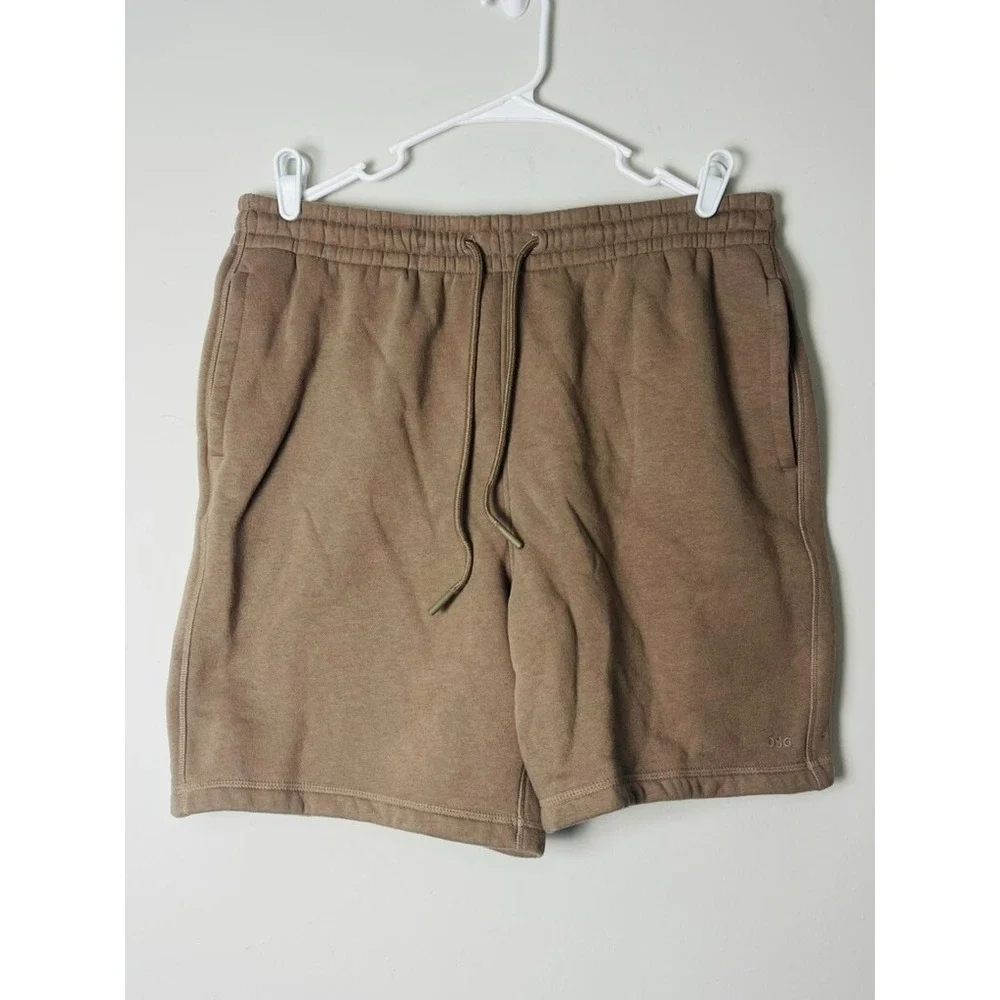 DBG Menswear‎ Shorts Casual Drawstring Brown Lounge Gym Activewear